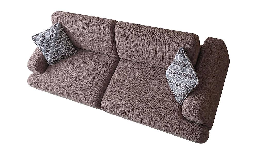 Linz Sofa - Brown - Cream