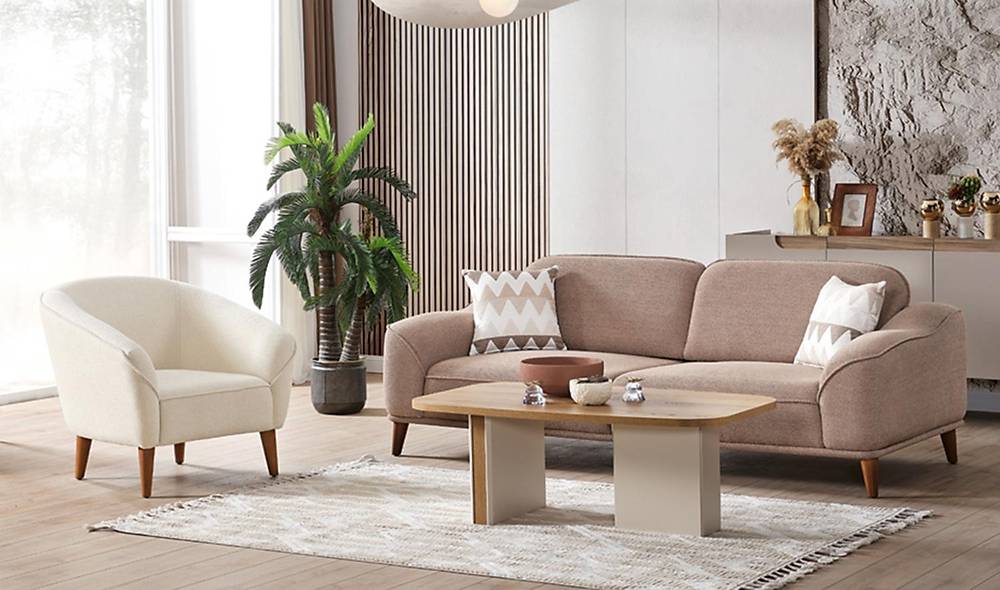 Carmini Sitting Group with Metal Design