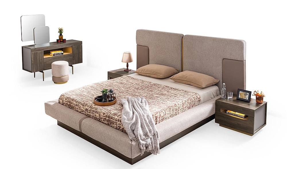 Montare Base Bedroom - Walnut