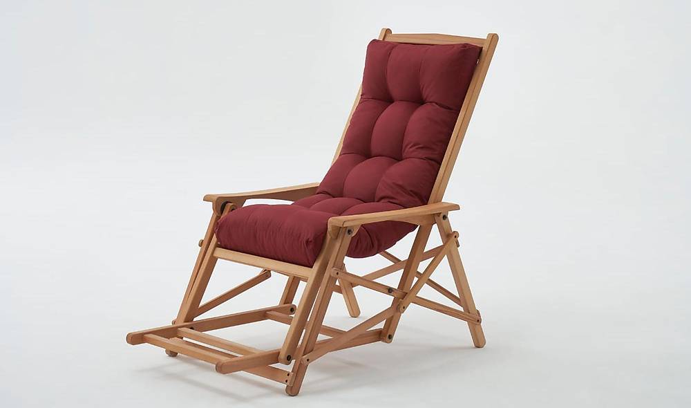 Ocean Single Garden - Balcony Sofa - Burgundy
