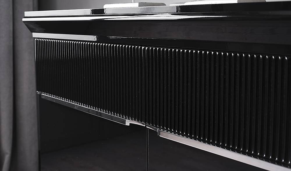Clara Black Silver Dining Room