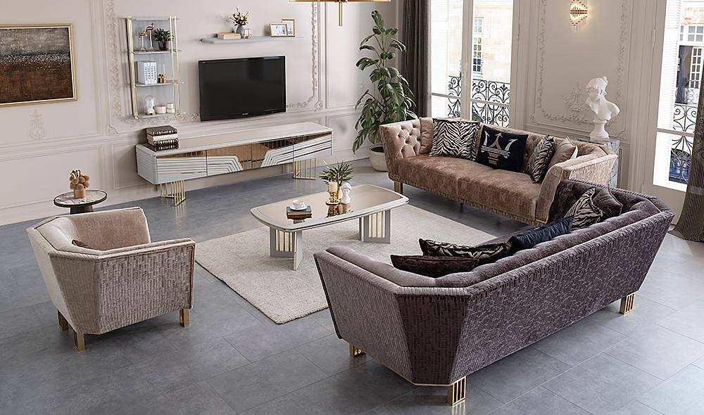 Silvia Luxury Sofa Set