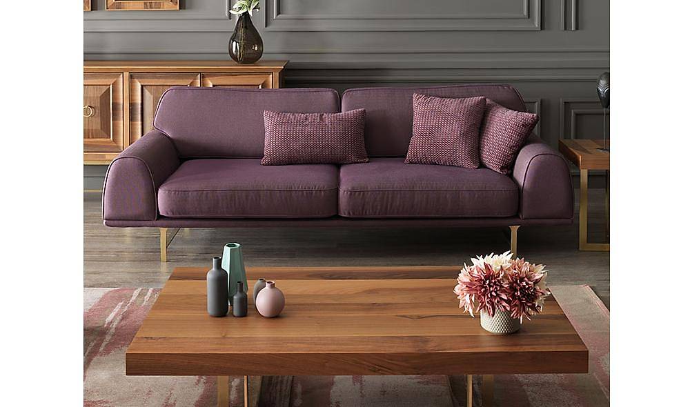 Lusso Gold Living Room Set