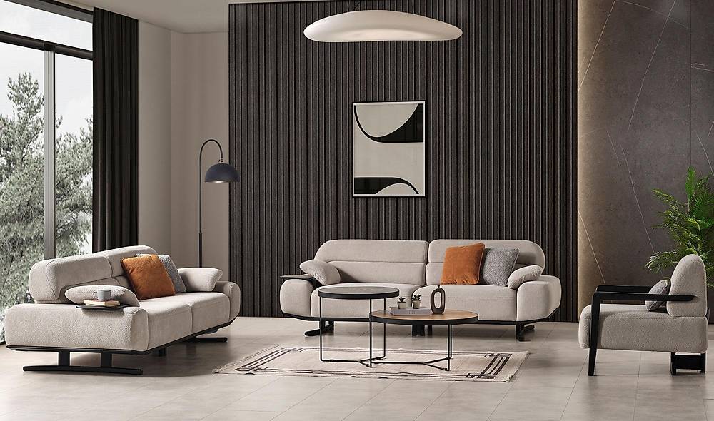 Aldo Sofa Set - Black