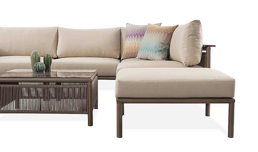 Nossa Bronze L Garden Sofa