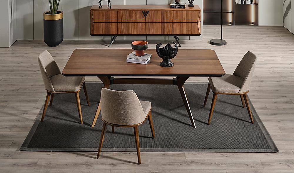 Hisar Dining Room - Walnut