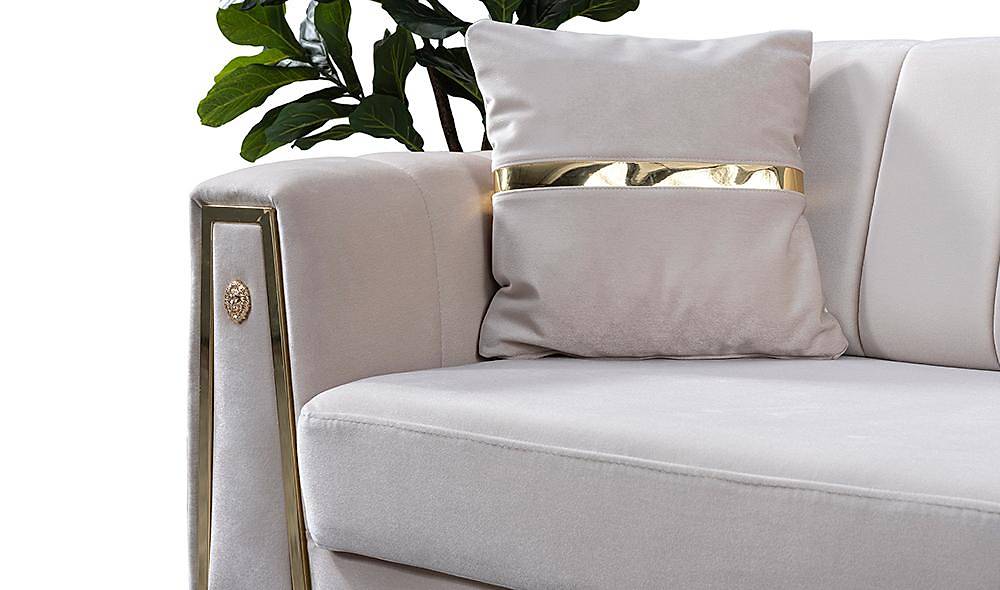 Alanis Gold Sofa