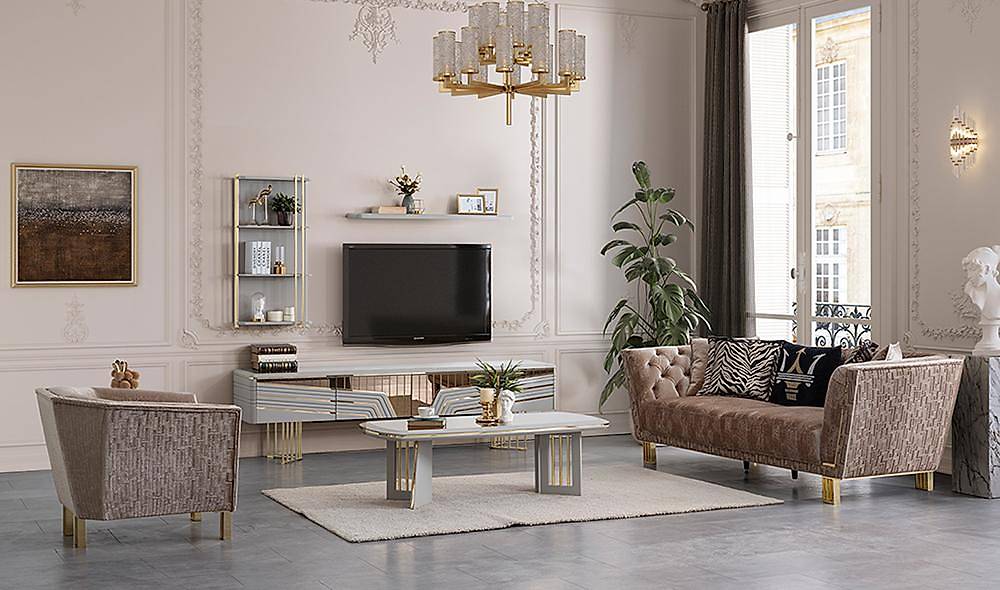 Silvia Luxury Sofa Set