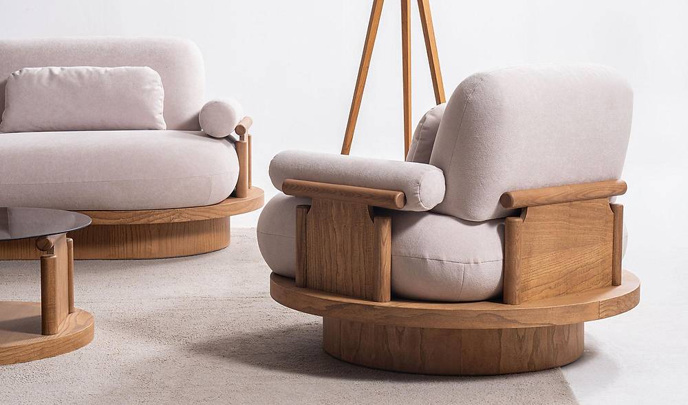 Bitez Sofa Set - Oak