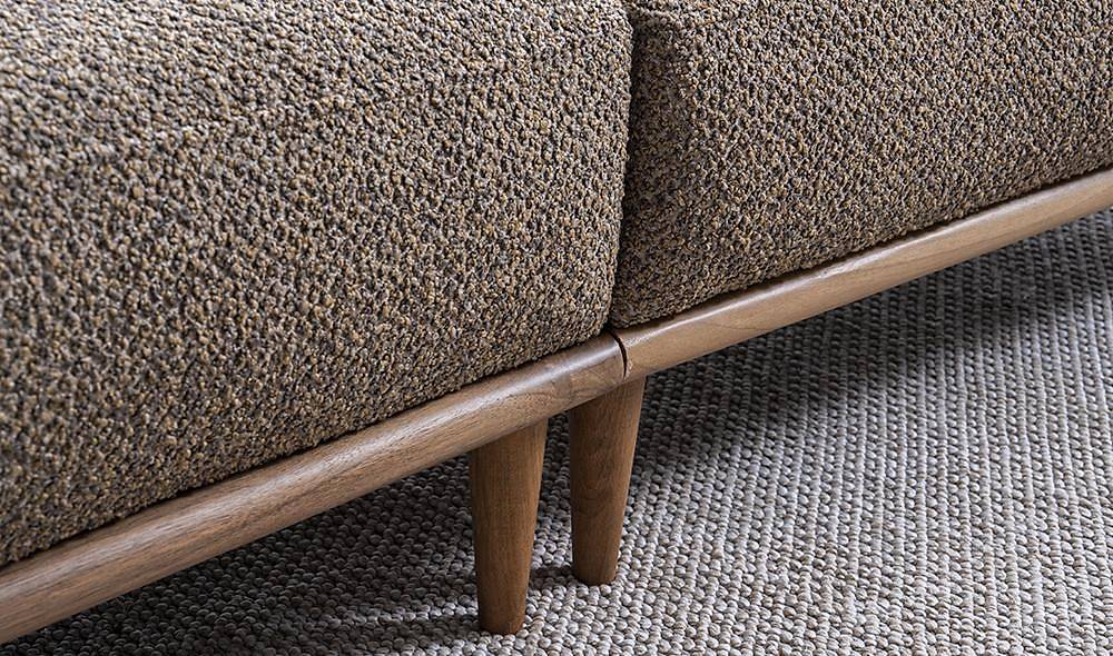 Almeda Sofa Set - Brown