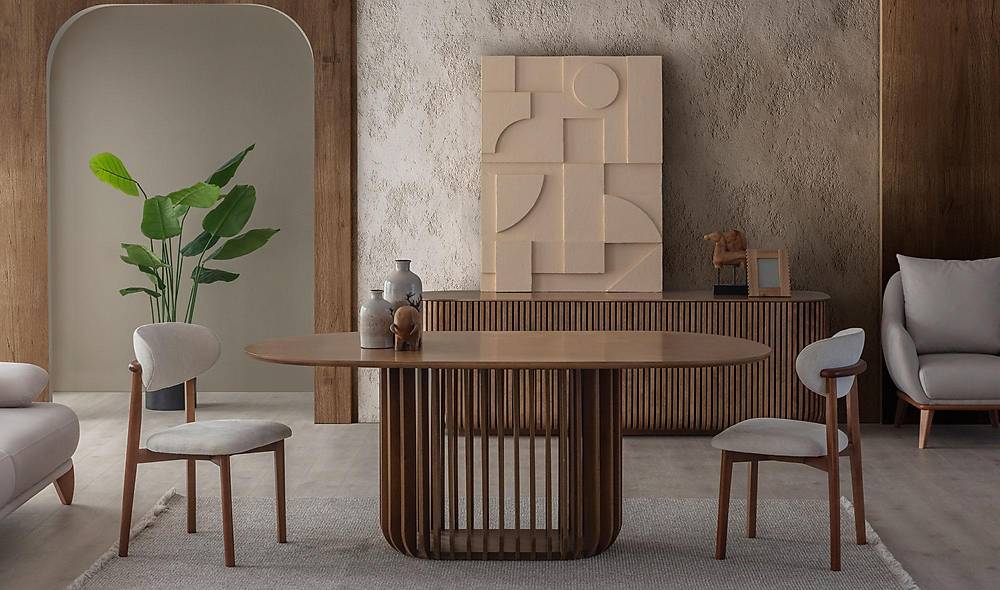 Netha Dining Room - Walnut