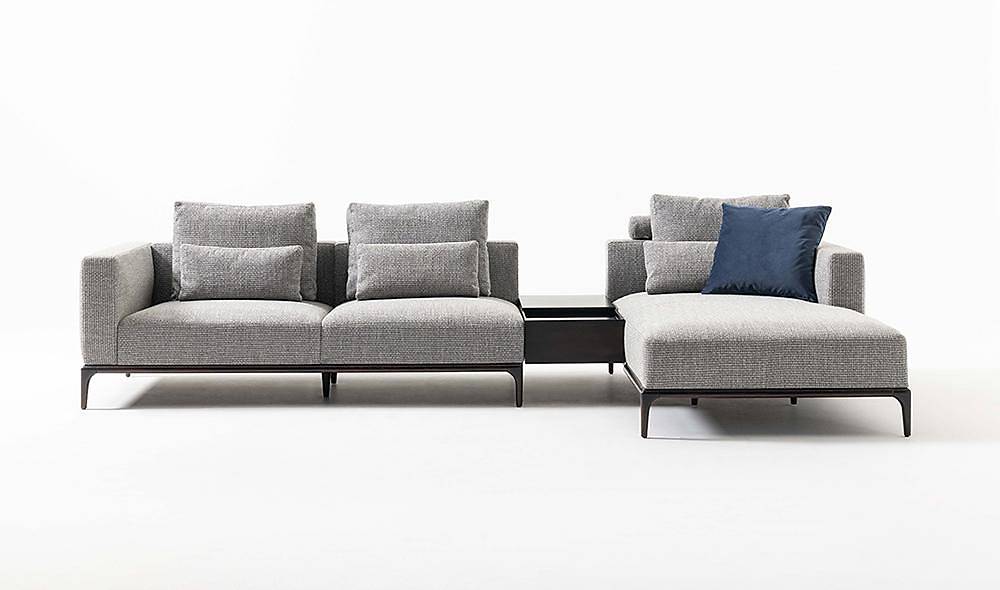 Novano Corner Set - Gray