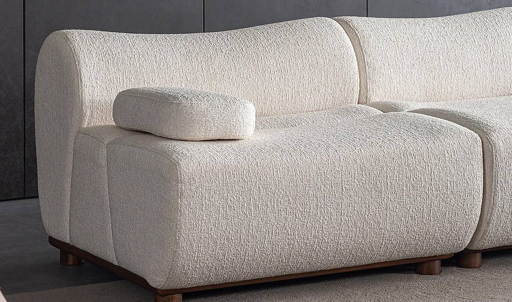Mina Sofa - Puff - White