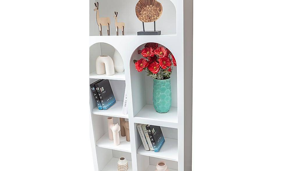 Logo Bookcase - White