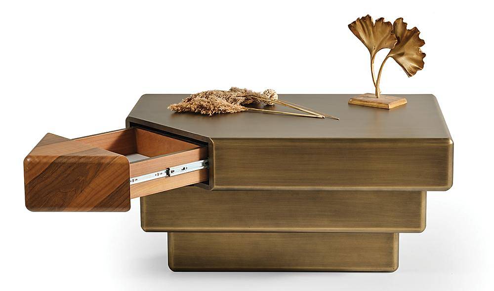 Surf Coffee Table - Gold