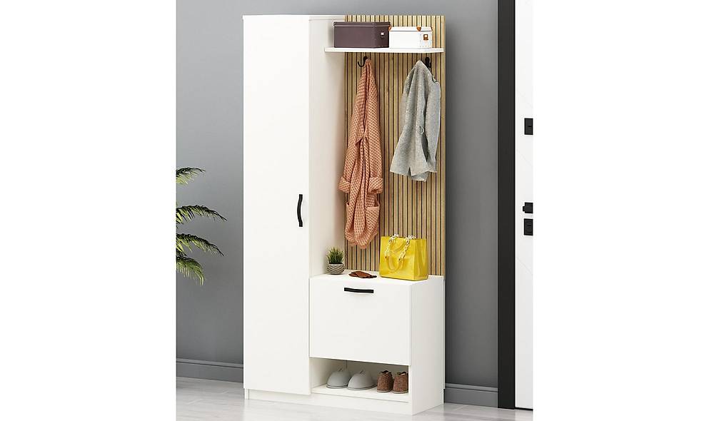 �ndra Coat Rack - White