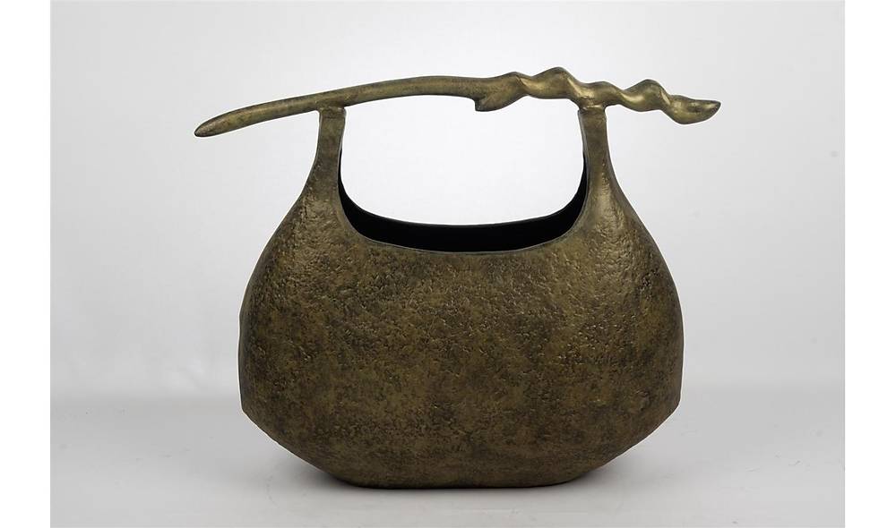 Antique Gold Champagne Basket
