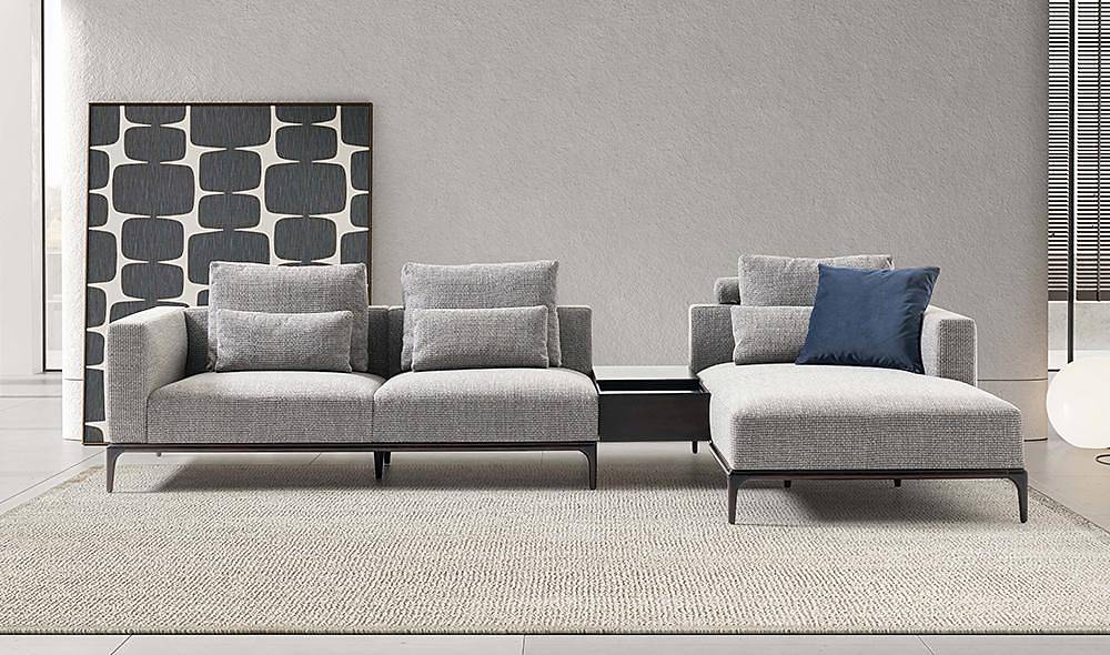 Novano Corner Set - Gray