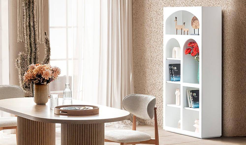 Logo Bookcase - White