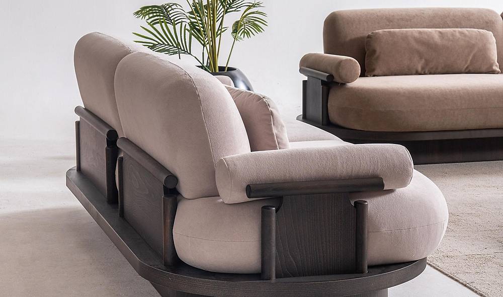 Bitez Sofa Set - Dark Walnut