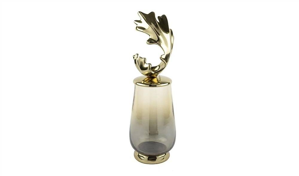 Amber Glass Object 54x12 cm