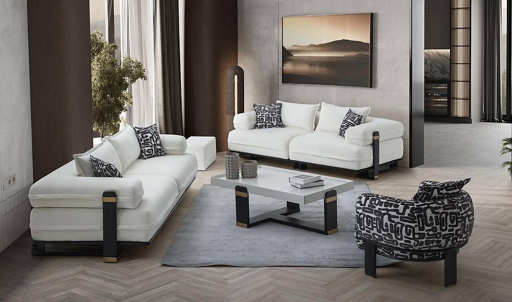 Lavaro Sofa Set - Black