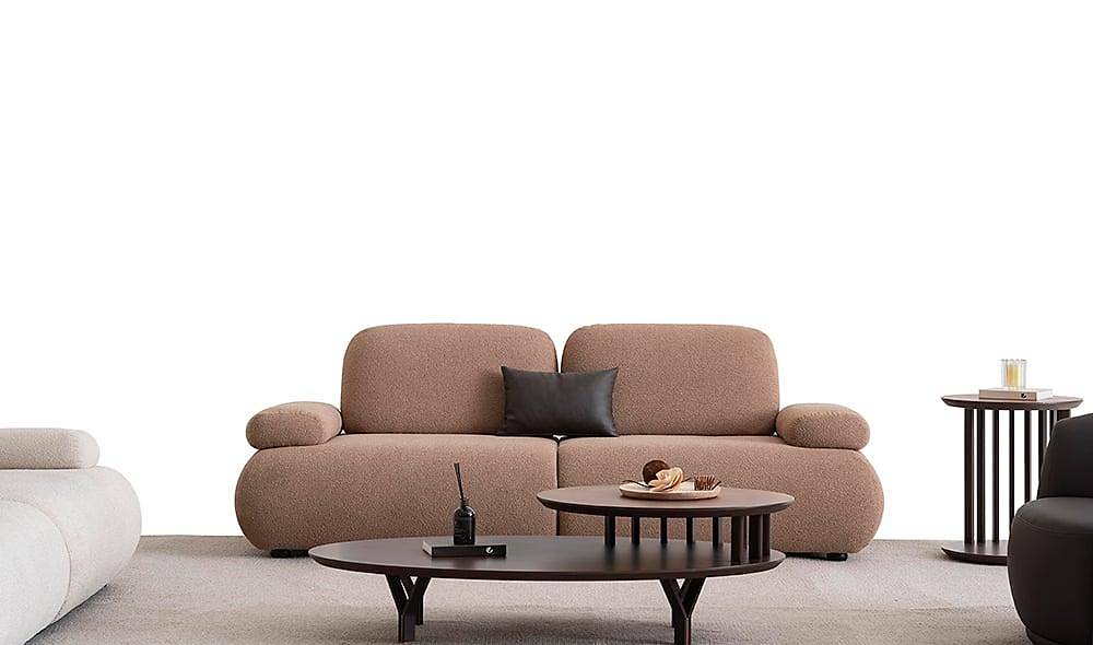 Beal Sofa Set - Brown