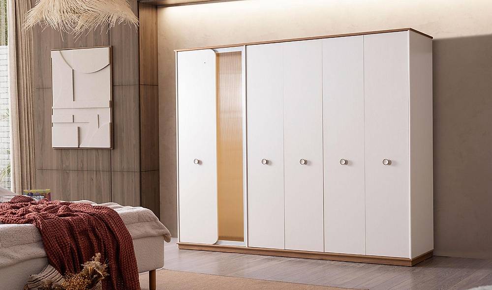 Flora 6 Door Wardrobe