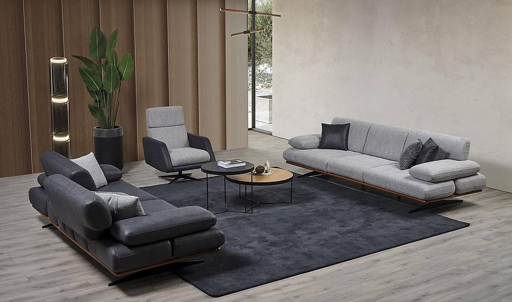 Modre Sofa Set - New