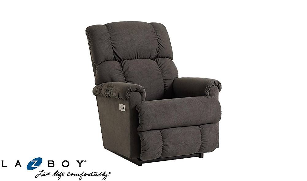 La-Z-Boy Pinnacle I-Hallendale Electric Recliner - Charcoal