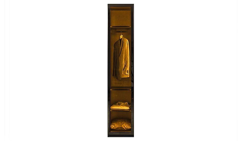 Suare Anthracite Corner Wardrobe