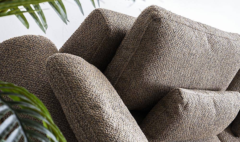 Almeda Sofa Set - Brown