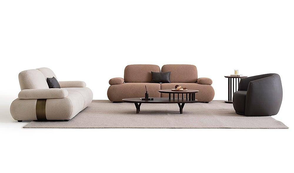 Beal Sofa Set - Brown