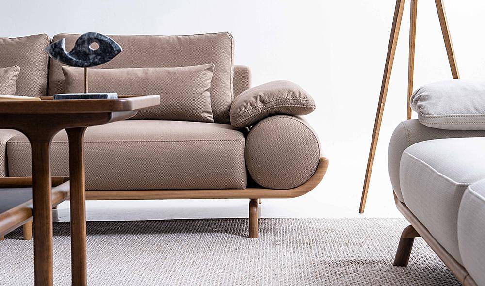 Almeda Sofa Set - Brown