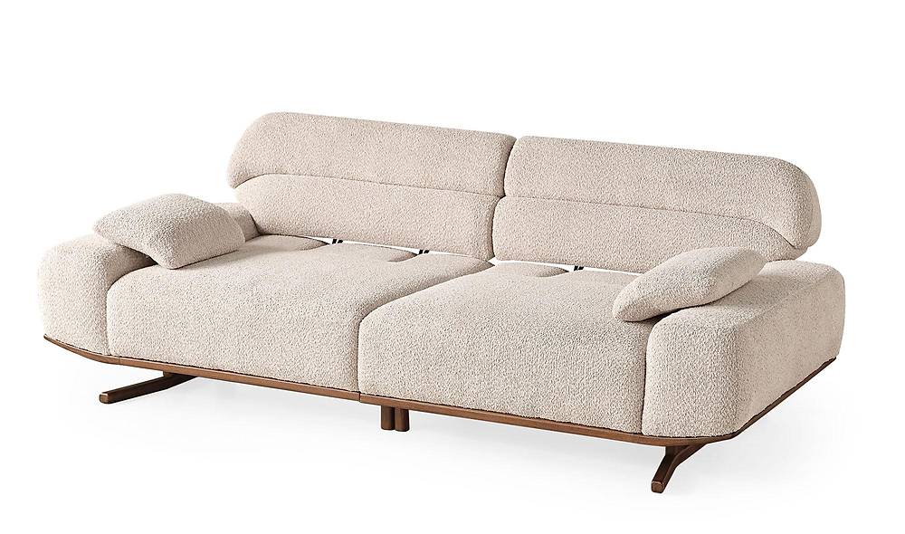 Aldo Sofa Set - Oak