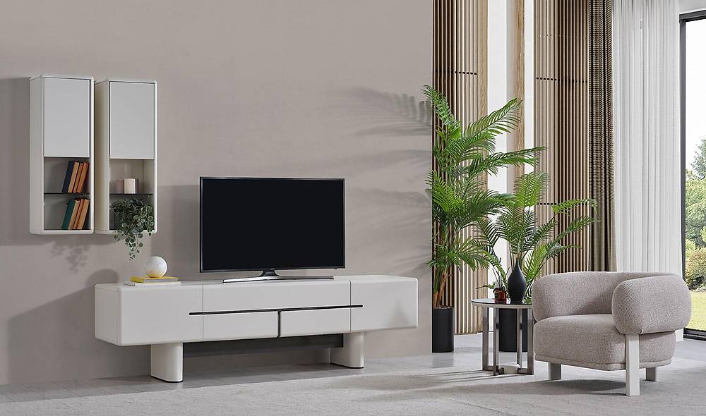 Noma Tv Unit - Cream