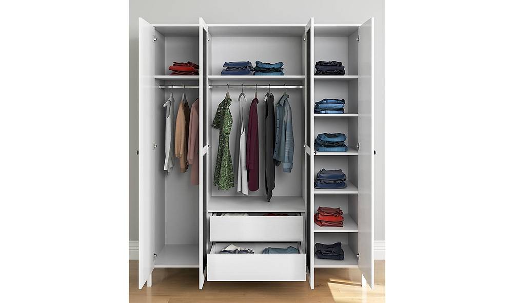 Netha Wardrobe - 4 Door