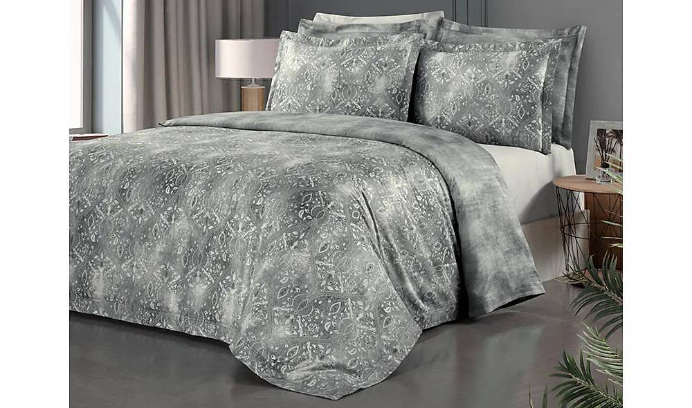 Yatsan Maison Oriental Duvet Cover Set - Gray