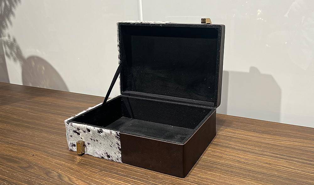 Black and White Jewellery Box - Rectangle