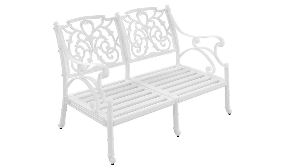 Melani Double Garden Sofa - White