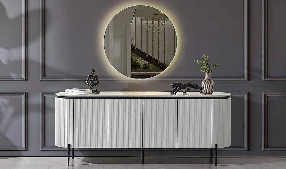 Mood Gray - Marble Dining Room