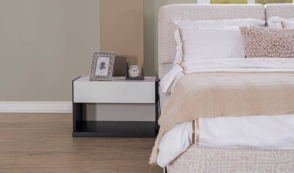 Elika Bedroom with Base - Corner Wardrobe