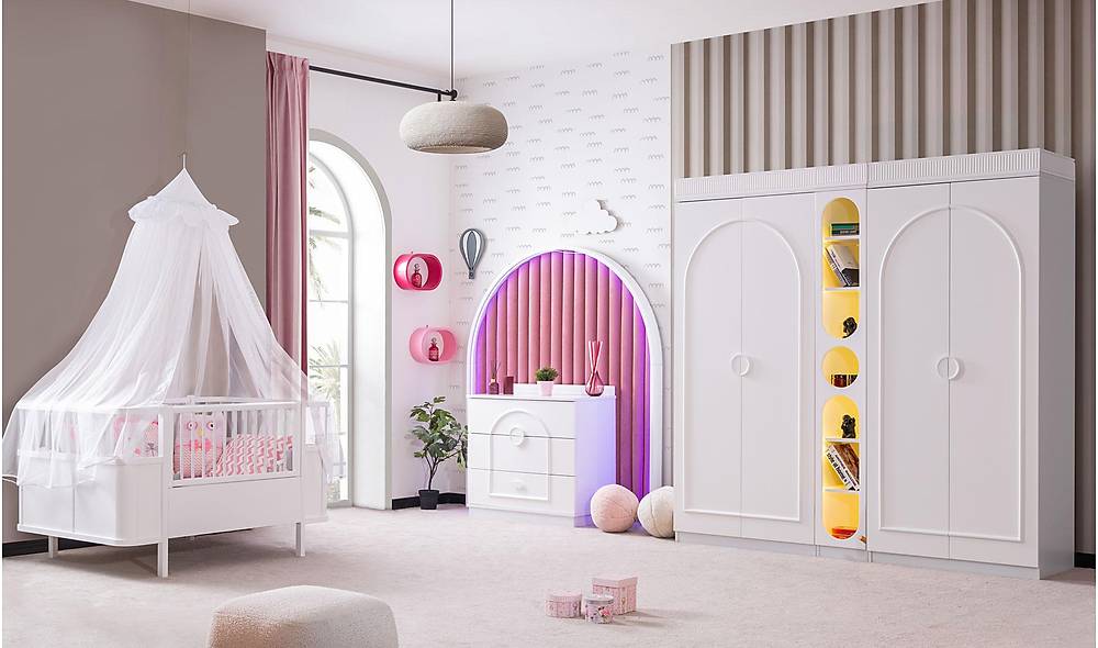 Aries Baby Room - White