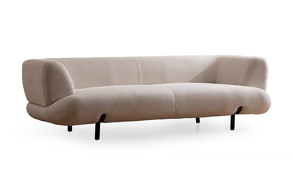 Brown Sofa - Cream
