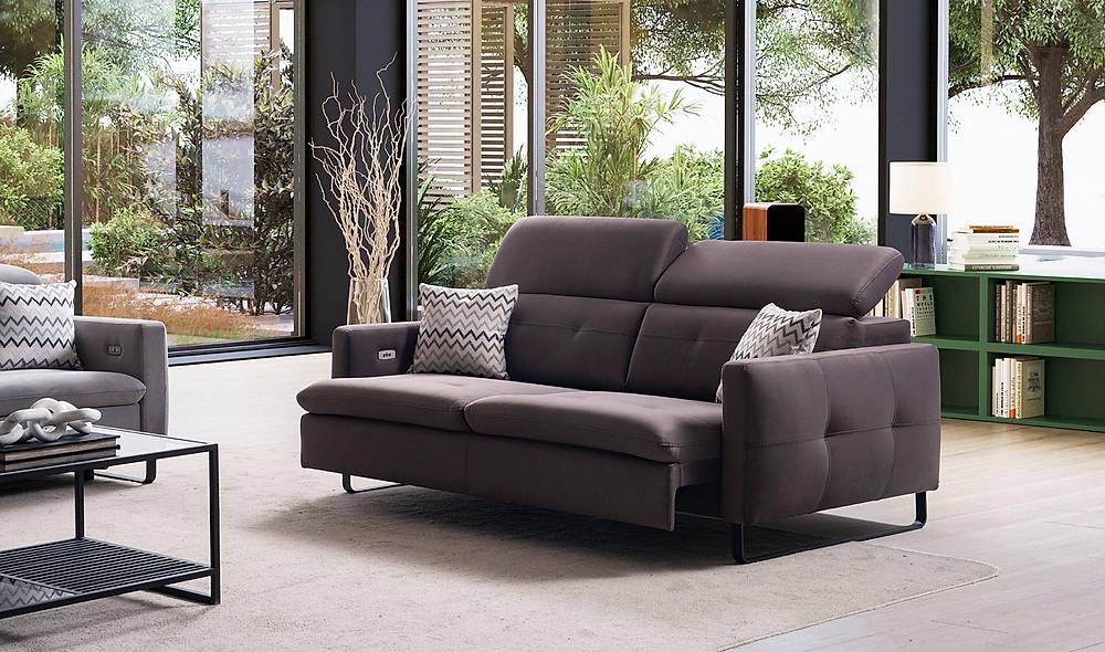 Alissa Sofa Set With Motor - Gray