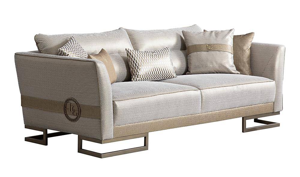 Visage Living Room Set Gray