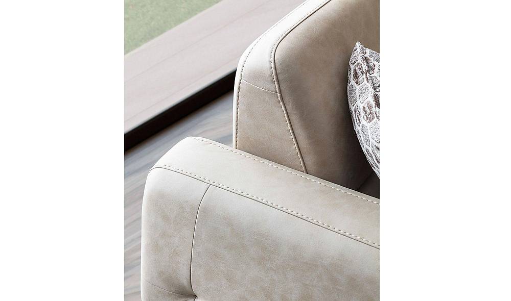 Linz Sofa - Orange - Cream