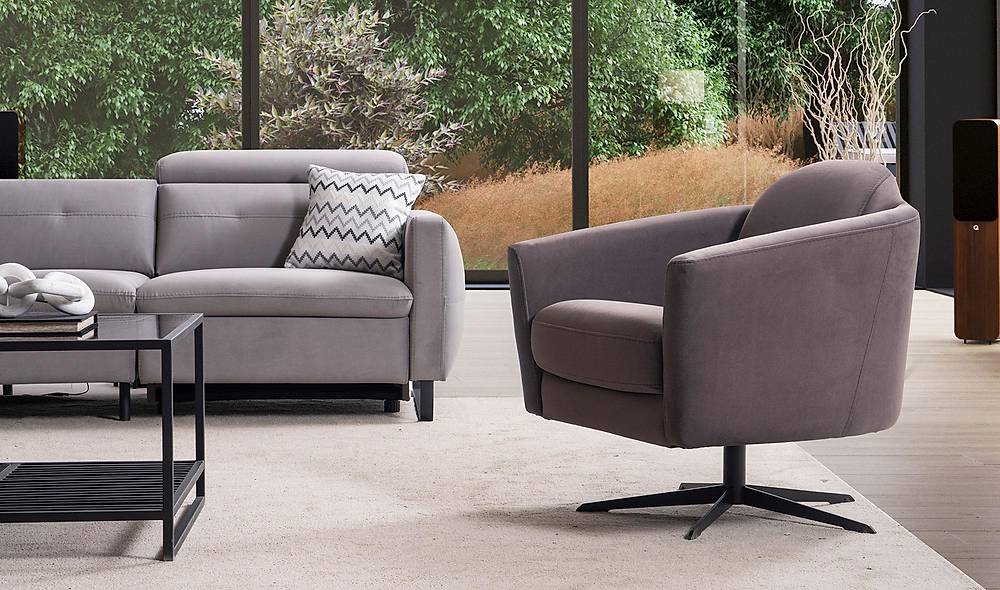 Alissa Sofa Set With Motor - Gray