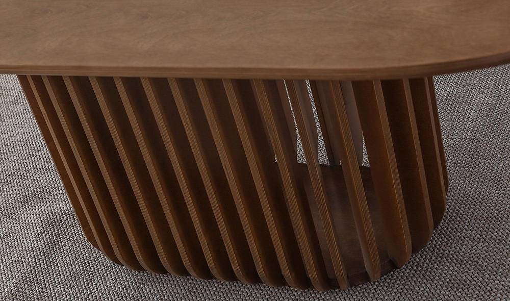 Netha Dining Table Set - Walnut