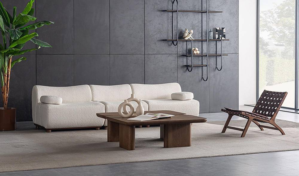 Mina Sofa Set - White